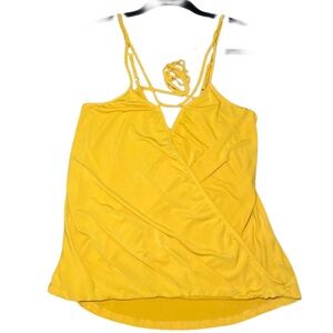GOLDEN YELLOW STRAPPY TOP